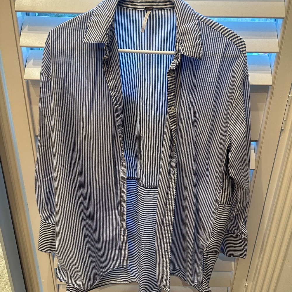 Free People Button Down